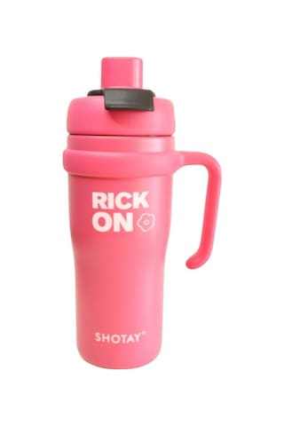 Shotay St-8918 Çift Kullanım Pipetli/rahat İçim Fuşya 720ml Çelik Termos Diğer