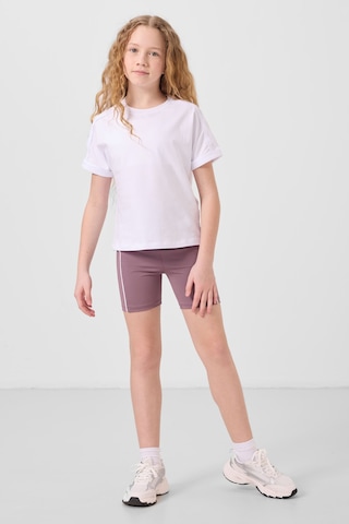 Tommylife Gül Kurusu Esnek Standart Fit Basic Performans Kız Çocuk Tayt - 75189 Gül Kurusu