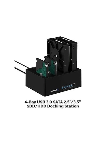 Sabrent Usb Ssd/harici Sabit Disk Bağlantı İstasyonu Ds-u3b4 4 Bay