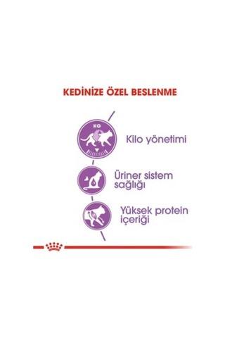 Sterilised 37 Kısırlaştırılmış Kedi Maması 4 X 400 Gr 1.6 Kg