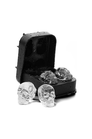 Kuru Kafa Şekilli Silikon Buz Kalıbı Açık Mavi