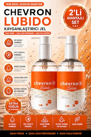 Lubido 2'li Set 250 Ml Su Bazlı Uzun Süreli Etkili İpeksi Dokunuş Kayganlaştırıcı Jel Lubido 2'li Set 250 Ml Su Bazlı Uzun Süreli Etkili İpeksi Dokunuş Kayganlaştırıcı Jel