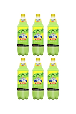 Uludağ Frutti Extra Yeşil Limonlu 1 Lt X 6 Adet