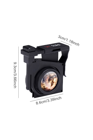 Vr Katlama V1 Panoramik Görünüm Kullanışlı Katlanır Vr Gözlük Siyah