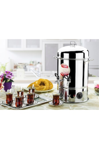 Çakır Çelik Elektrikli Semaver 50 Bardaklık