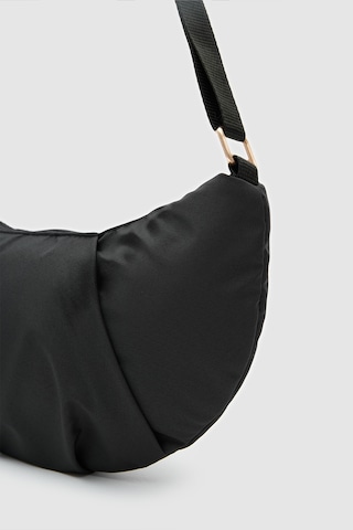 Shule Bags Carpe Teknik Kumaş Spor Omuz Çantası Siyah