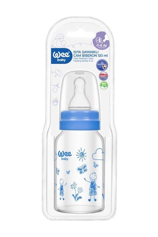 Wee Baby 770 Isıya Dayanıklı Cam Biberon 120 ML
