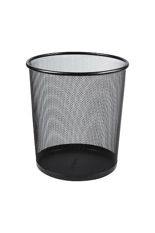 Globox Metal Çöp Kovası Siyah