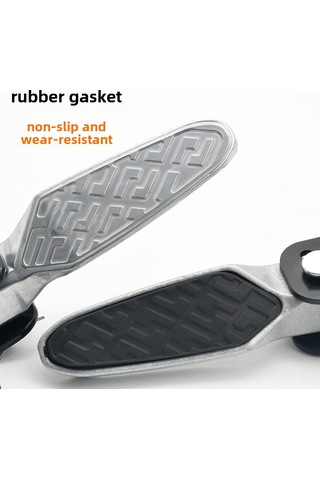 Youmex Elektrikli Araçlar İçin Katlanabilir Nylon Pedal Seti - Dayanıklı, Kolay Kurulum, Konfor Artırıcı - Yeni Ulusal Standart Uyumlu Vidalılar Dahil