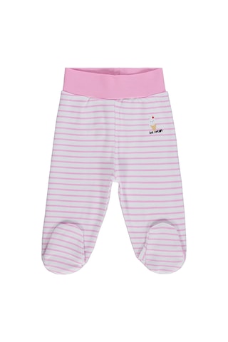 Civil Baby Çizgi Empirme 1-9 Ay Tek Alt Bebe - Beyaz