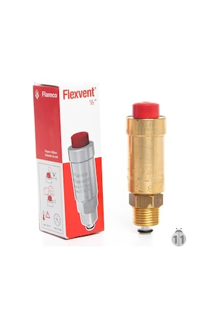 Flamco Flexvent ½" Otomatik Hava Atma Purjörü (501147042) Flamco Flexvent ½" Otomatik Hava Atma Purjörü (501147042)