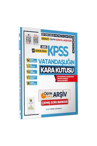 2025 Kpss Kara Kutu Genel Kültür Tekli Kitap Set Çıkmış Soru Bankası Konu Özetli Video/pdf Çözümlü