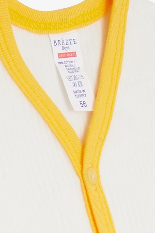 Breeze Erkek Bebek Kadife Yelek Düğmeli 0-3 Ay-9 Ay, Ekru-ekru Ekru