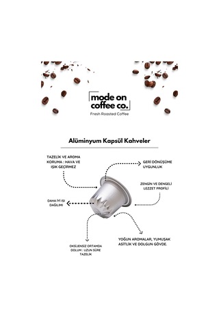 Work Mode Nespresso Uyumlu Alüminyum Kapsül Kahve - 60 Adet Diğer