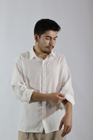 Ventov Dökümlü Relaxed Fit Erkek Gömlek Vgm2604 Kahverengi