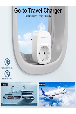 3680w 2.4a 2xusb 1xtype-c 1xsoket Alman Akım Korumalı Saf Bakır Ç