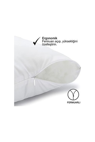 Vionel Home 900 Gr Antialerjik Boncuk Silikon Yastık 4 Açık Bej