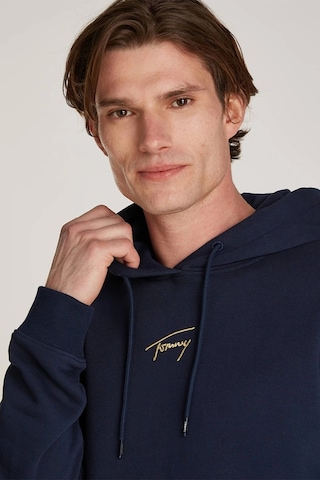 Tommy Jeans Pamuklu Regular Fit Kapüşonlu Sweat Erkek Sweat Dm0dm20507 C1g Lacivert
