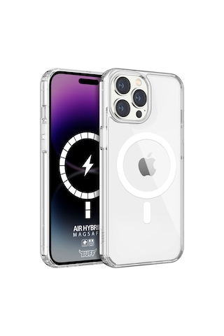 Buff Apple iPhone Uyumlu 14 Pro Max - 2x5d Ekran Koruyucu + Magsafe Kılıf + Lens Koruyucu Privacy Hayalet