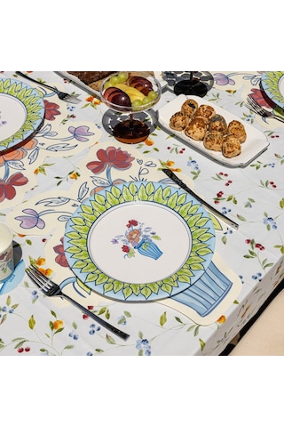 Vase Kağıt Tabak 26 Cm 12'li Paket Beyaz