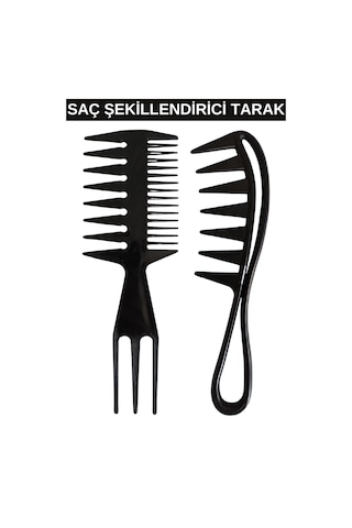 Layes Saç Şekillendirici Tarak 2'li