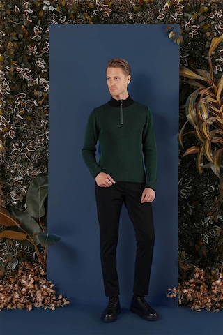 Efor Tr 859 Slim Fit Nefti Klasik Triko Nefti