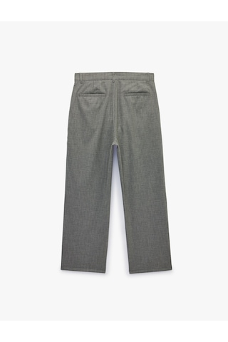 Koton Regular Fit Viskon Karışımlı Cepli Kumaş Pantolon Gri 7wam40025nw