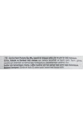 Gimcat Nutripockets Kedi Ödülü Sea Mix 150 Gr