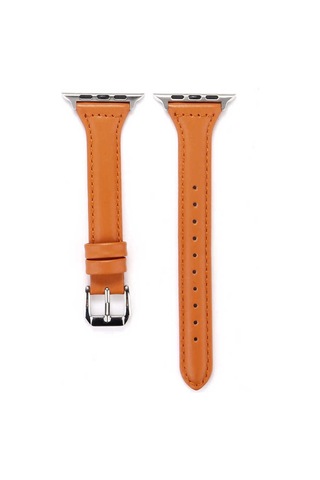 Watch 42mm Uyumlu Krd-28 Deri Bsay Kordon-kahverengi