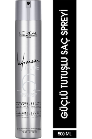 L'Oréal Professionnel Infinium Pure Ekstra Güçlü Saç Spreyi 500 ML