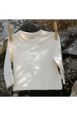 Naturaborn Gots Organik Sertifikalı Uzun Kollu Bebek T-Shirt (456444581) Çok Renkli