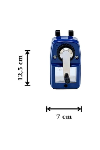 Mas 6732 Masa Tipi Büyük Kollu Kalemtraş - Mavi