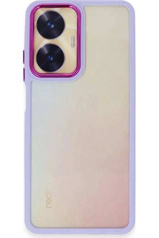 Realme C55 Kılıf Dora Kapak - Lila
