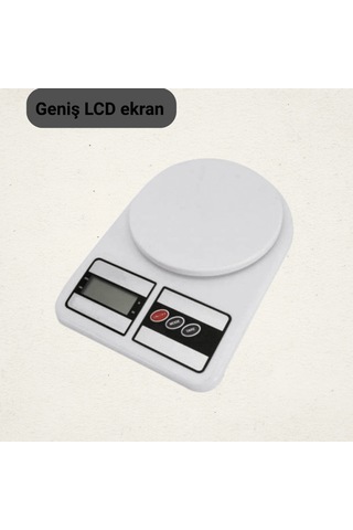 Hassas Ölçümlü Lcd Ekranlı Dijital Mutfak Terazisi Otomatik Kapanma Renkli