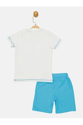 Mickey Mouse Lisanslı Beyaz Erkek Çocuk Alt Üst Takım Mc18072 Beyaz