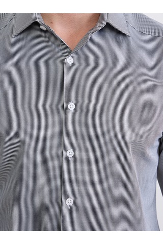 Lcw Busıness Siyah Slim Fit Ekose Erkek Gömlek