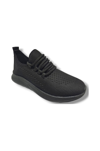 Blackwild 101-25 Triko Bağcıklı Kadın Sneaker Siyah