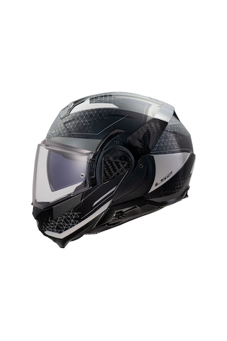 Ls2 Advant 2 Astral Çene Açılır Kask Mat Gri - Siyah