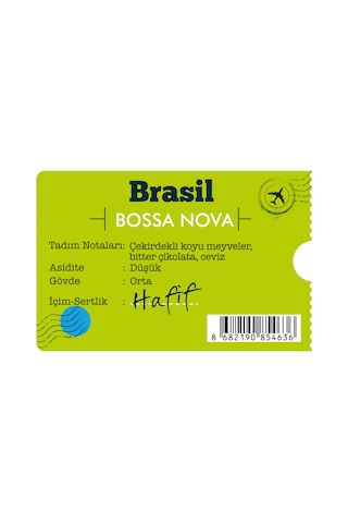 Moliendo Brasil Bossa Nova Yöresel Çekirdek Kahve 1 KG