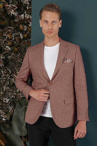 Efor C 656 Slim Fit Gül Kurusu Spor Ceket Gülkurusu