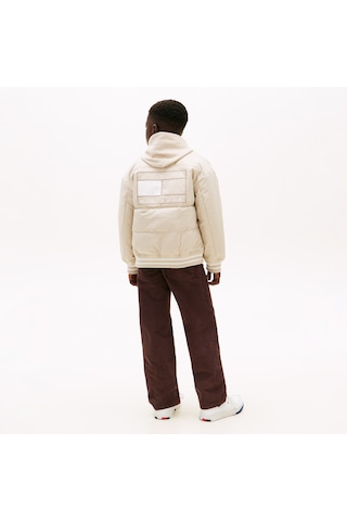 Tommy Hilfiger Padded Graphic Bomber Çocuk Ceket Kb0kb10079 Bej