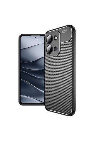 Xiaomi Redmi 15c 4g Kılıf Zore Negro Silikon Kapak Siyah