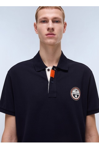 Napapijri Siyah Erkek Relaxed Fit T-shirt Np0a4ıd31761-e-clanıs Ss Lacivert