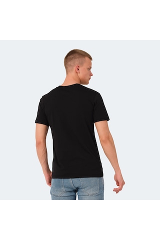 Slazenger VESELA Erkek Cepli Siyah Tişört
