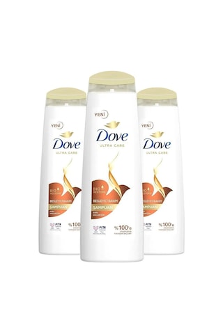 Dove Ultra Care Saç Bakım Şampuanı Besleyici Bakım Kuru Saçlar İçin 400 Ml X3