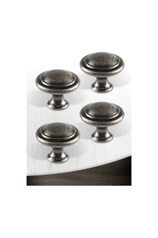 Metalheart Mobilya Kolları 4 Adet Eski Nikel 347379975 Siyah