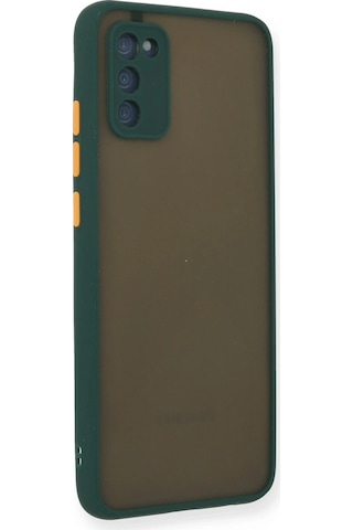 Newface Samsung Galaxy Uyumlu A03s Kılıf Montreal Silikon Kapak Glblseme - 78 - Yeşil