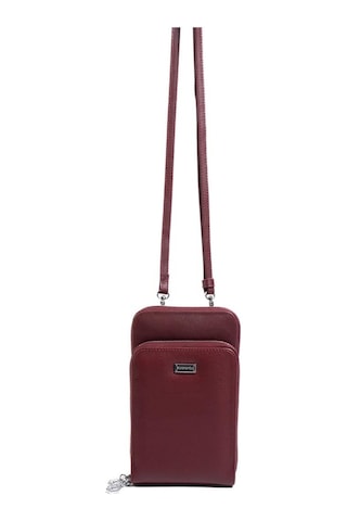 Silver Polo Sp1011 Kadın Telefon Çantası Düz Bordo-bordo