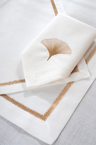 Iris Gold Nakışlı 2 Li Peçete 40x40 2553