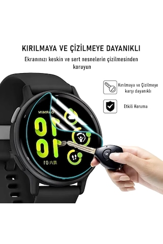 Microcase Apple İos Uyumlu Apple Watch Uyumlu Series 11 İle Tpu Ekran Koruma Filmi - Ekm109